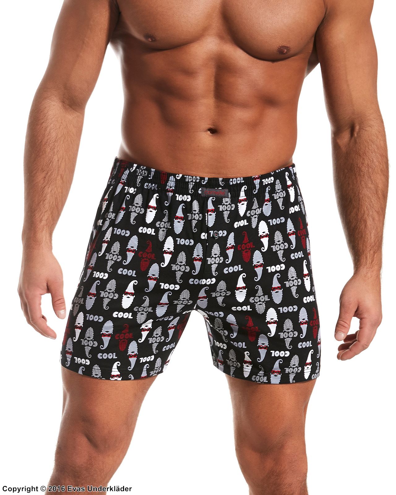 Christmas theme, men's boxer shorts